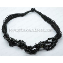 Black Onyx Chip Gemstone Necklace